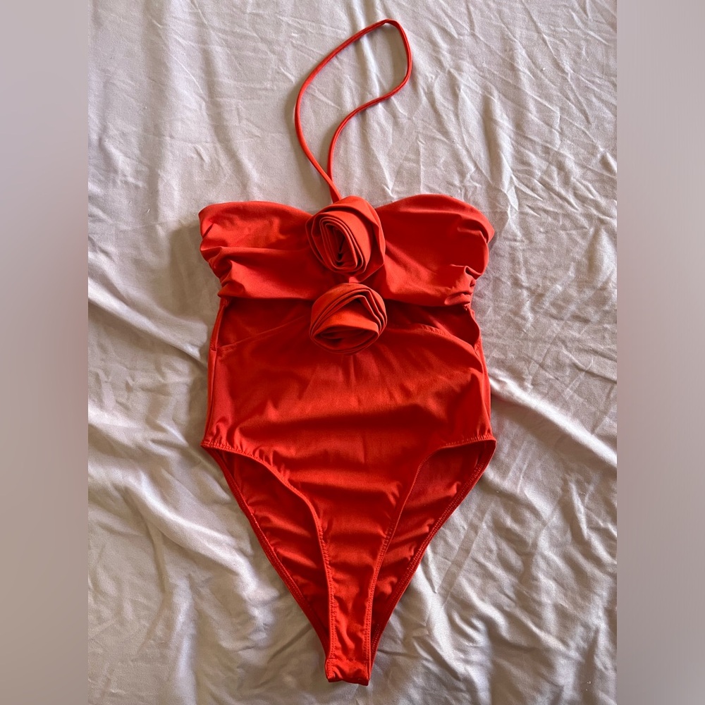 Zara rose cutout bodysuit